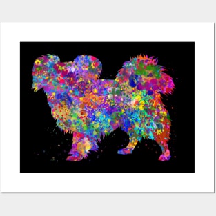 Papillon dog Posters and Art